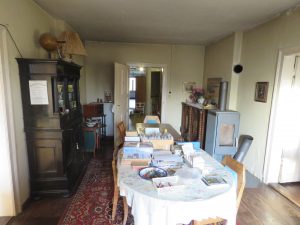 Arbeitszimmer mit Kaminanschluss