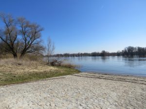 Bootslipanlage in direkter Nähe