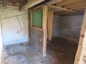 Pferdestall im Anbau