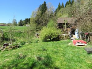 Blick vom Grundstück