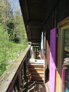 auf dem Südbalkon