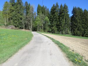 Zufahrt über Privatweg
